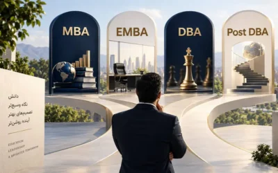 تفاوت MBA، EMBA، DBA و Post DBA | راهنمای انتخاب دوره